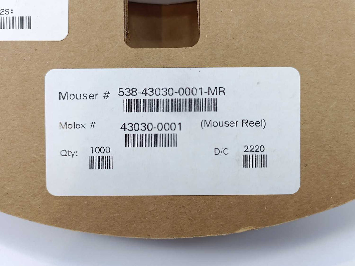 Molex 43030-0001 MF3.0 TERM 20-24G F Crimpterminal Approx. 300 Pcs