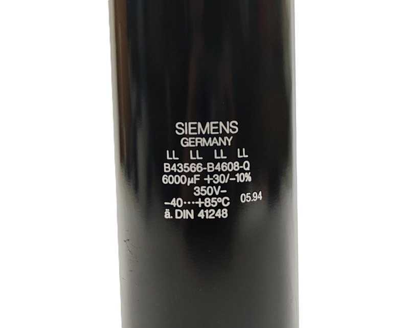 Siemens B43566-B4608-Q Electrolytic Capacitor 6000uF 350V