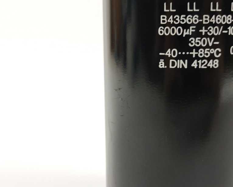 Siemens B43566-B4608-Q Electrolytic Capacitor 6000uF 350V