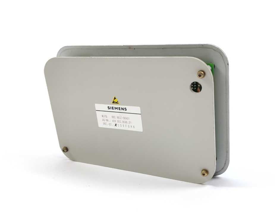Siemens 6SC9837-0KA01 Operator Interface