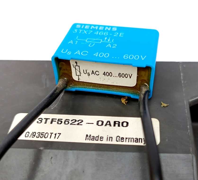 Siemens 3TF5622-0AR0 Contactor 110V Coil AC