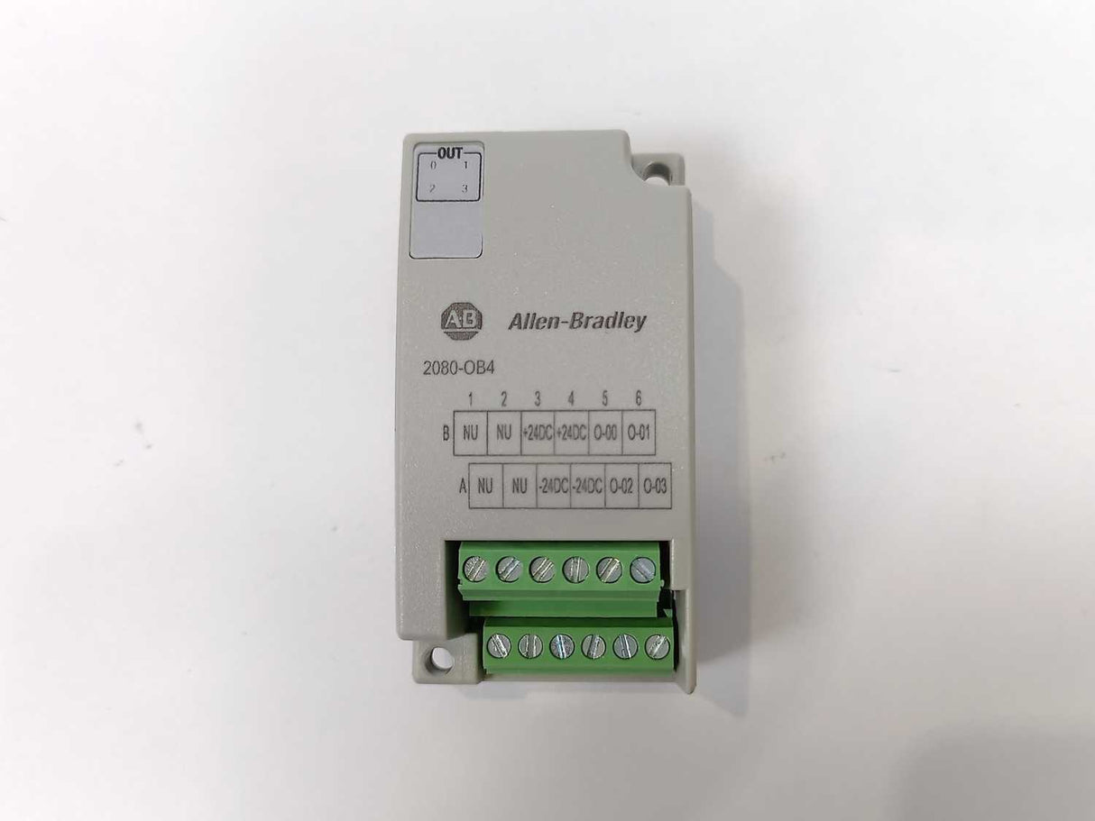 AB 2080-0B4 Ser A Micro800 Source Output Module 12/24VDC