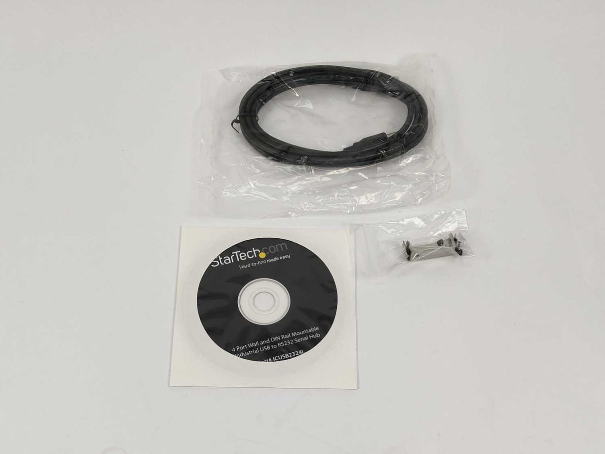 StarTech ICUSB2324I 4 Port USB to DB9 RS232 Serial Adapter Hub