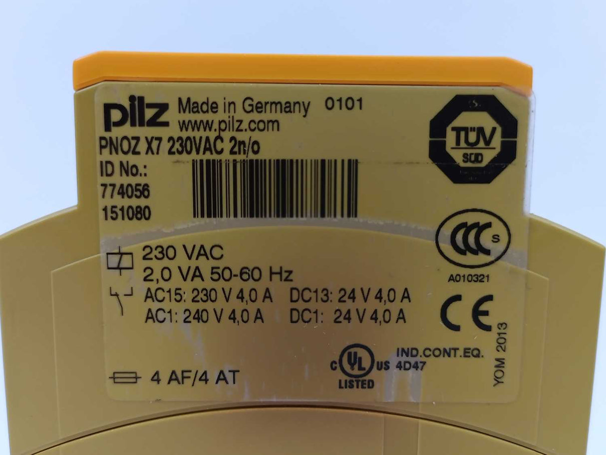 Pilz 774056 PNOZ X7 230VAC 2n/o