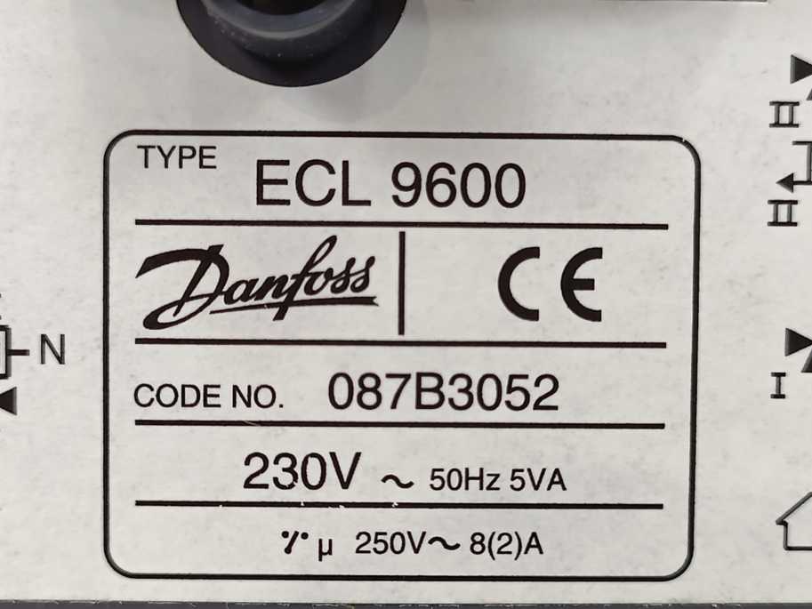Danfoss 087B3052 ECL 9600