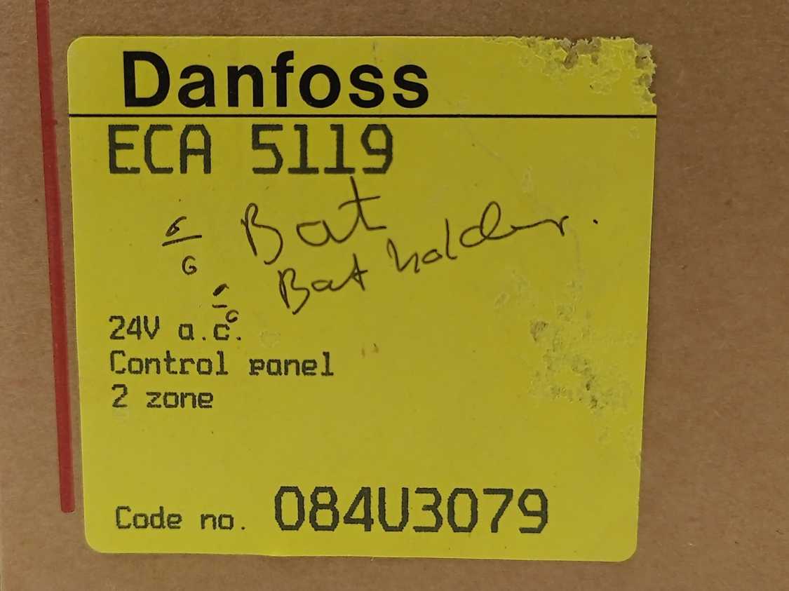Danfoss 084U3079 ECA 5119 Control Panel
