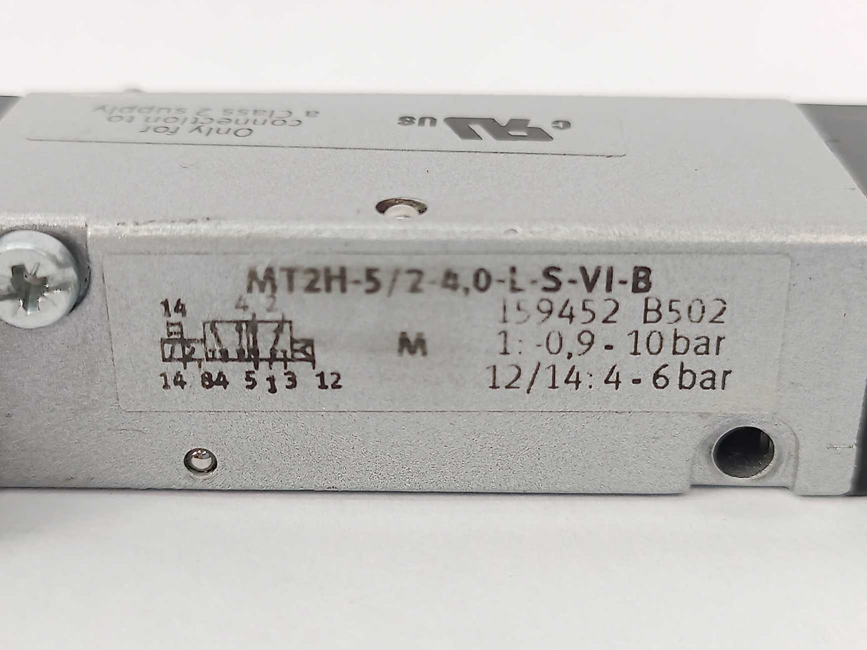 Festo 159452 Solenoid Valve MT2H-5/2-4,0-L-S-VI-B 24V DC