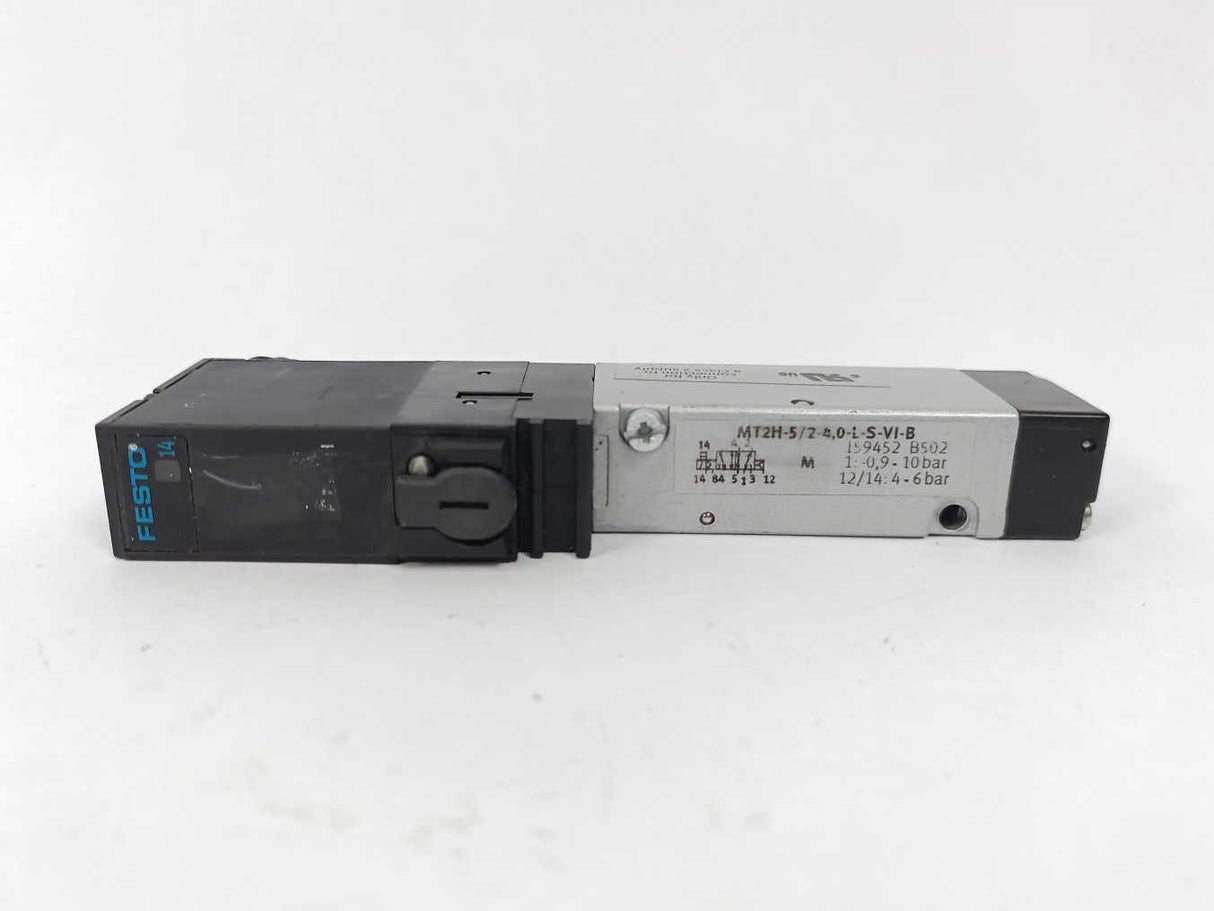 Festo 159452 Solenoid Valve MT2H-5/2-4,0-L-S-VI-B 24V DC
