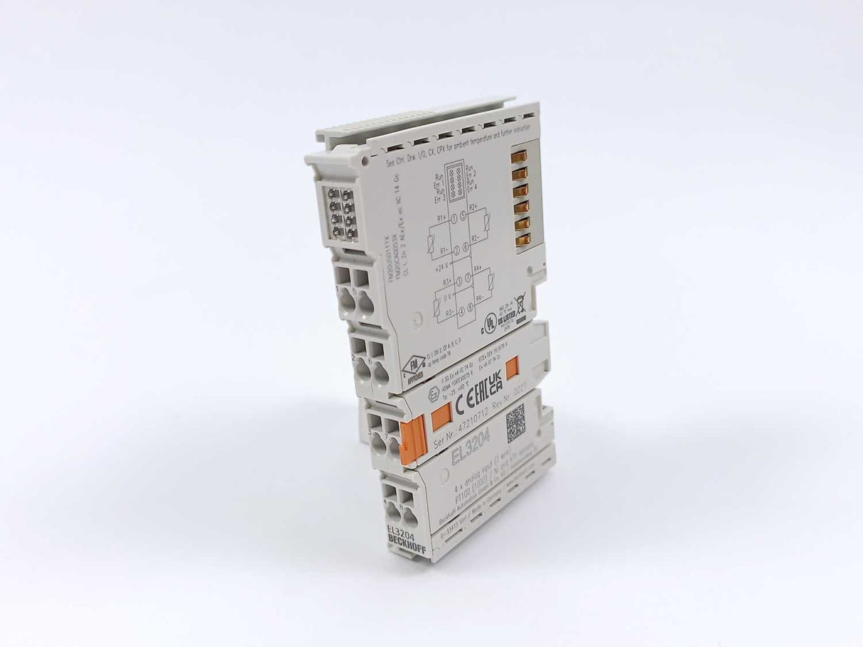 Beckhoff EL3204 Rev. 21 4 channel analog input (2 wire)