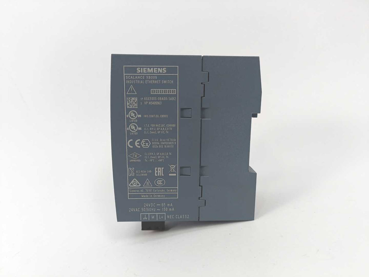 Siemens 6GK5005-0BA00-1AB2 Scalance XB005 Industrial Ethernet Switch