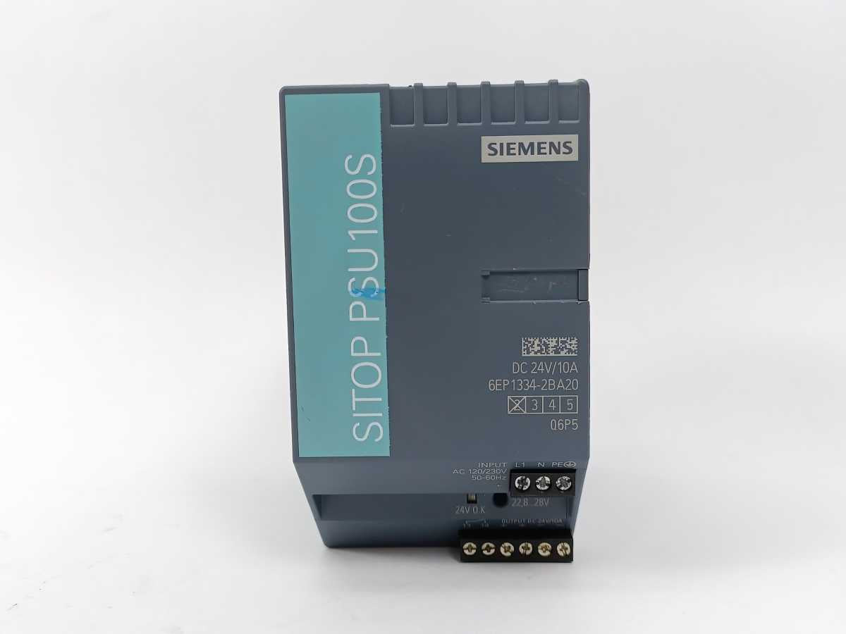 Siemens 6EP1334-2BA20 SITOP PSU100S Power Supply DC 24V/10A