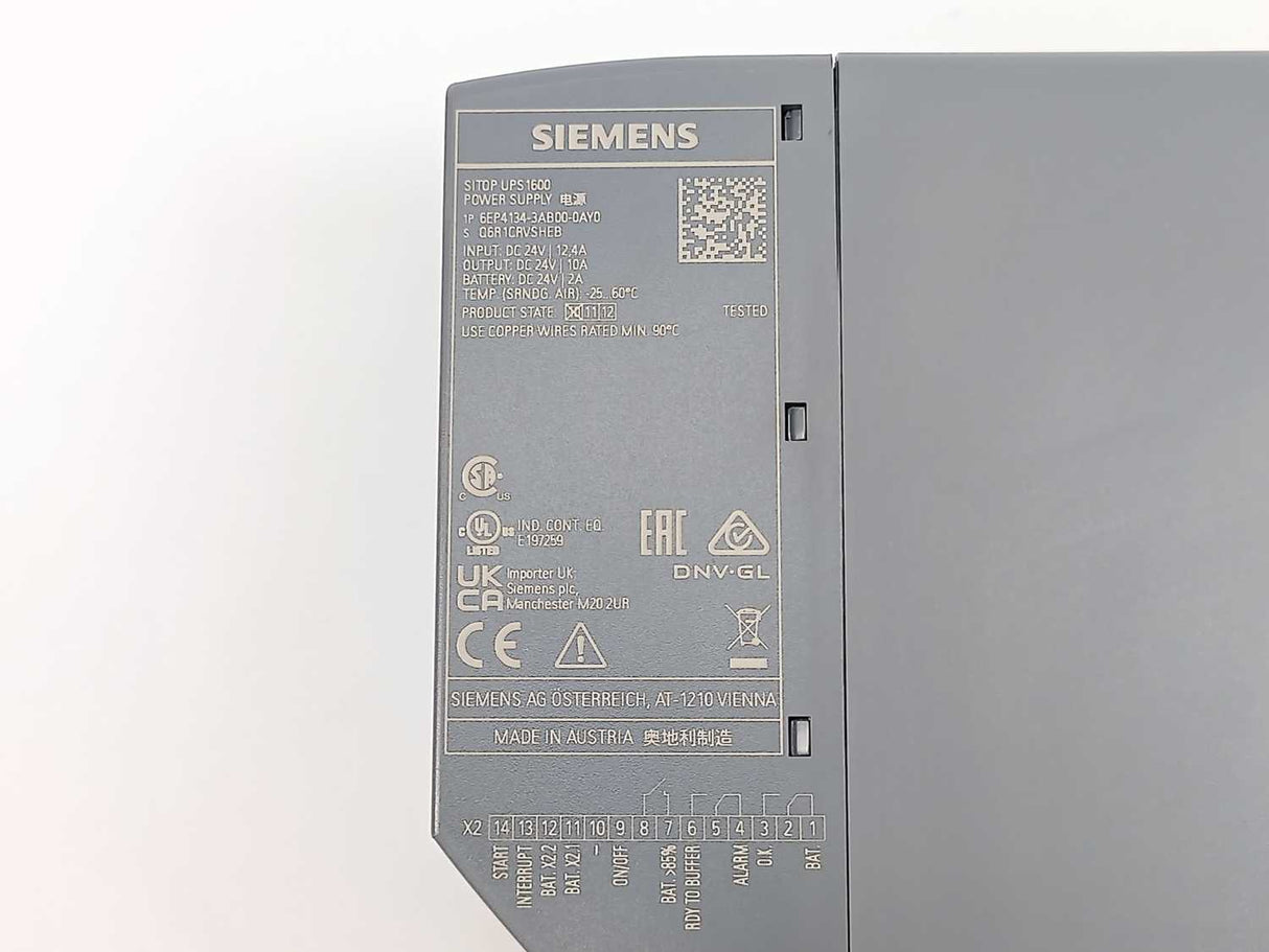 Siemens 6EP4134-3AB00-0AY0 Power Supply