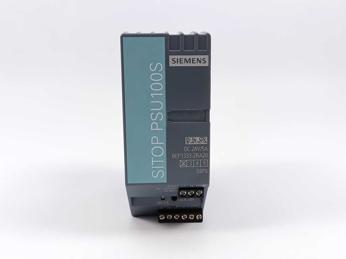 Siemens 6EP1333-2BA20 DC 24V/5A Power Supply