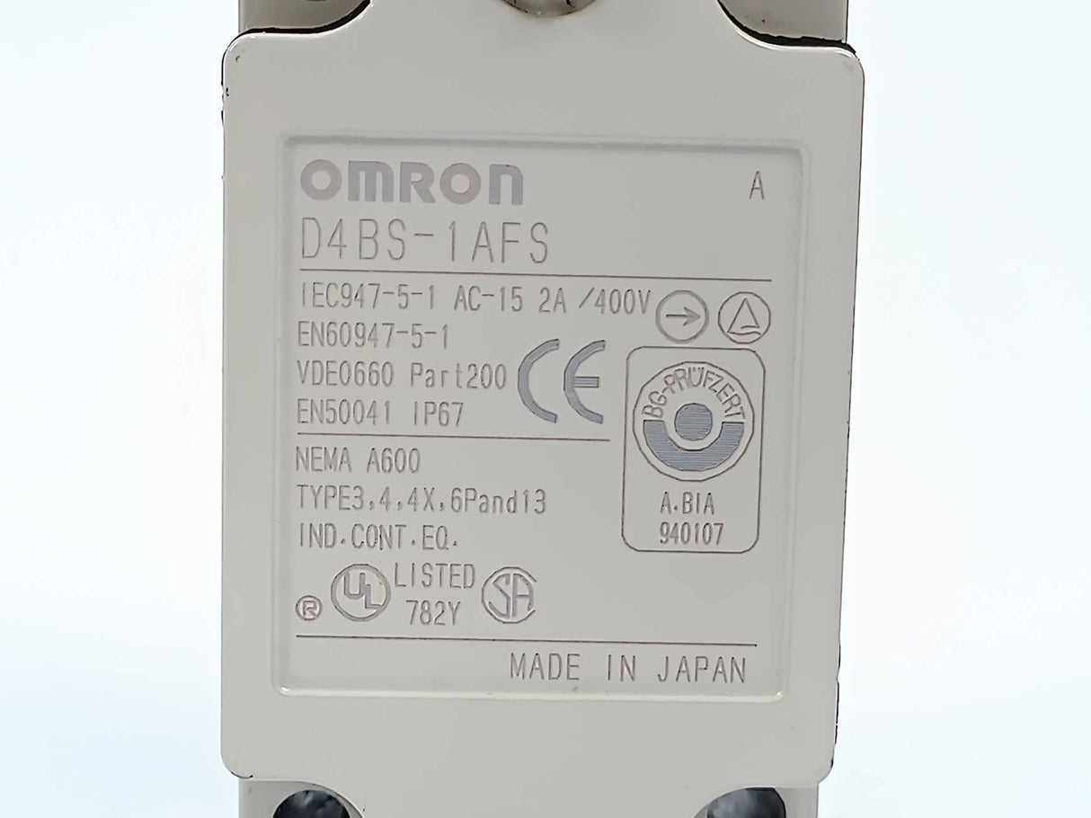 OMRON D4BS-1AFS Safety Limit switch