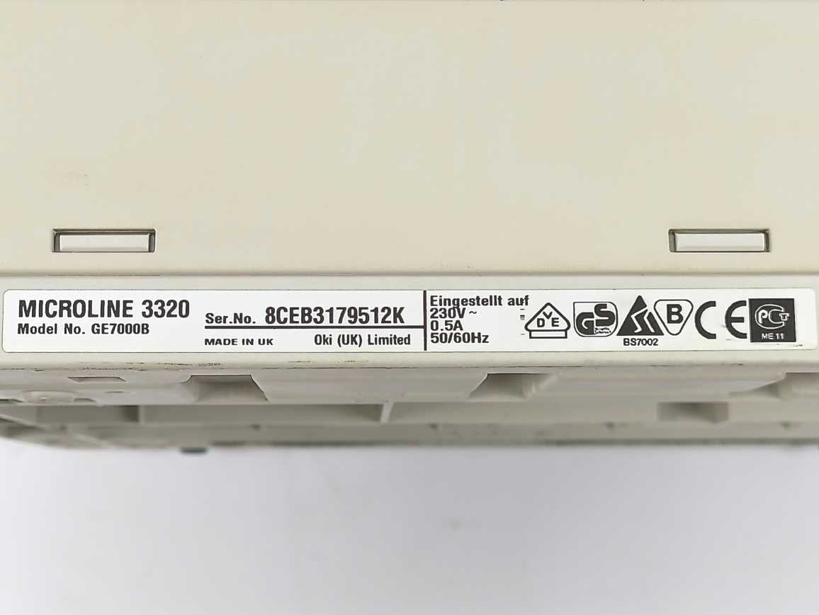 OKI GE7000B Microline 3320, 9 Pin Printer