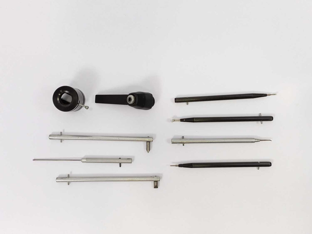 Nine Stylus Precision tools used for Talysurf Series 2