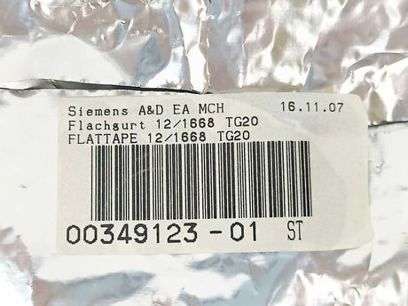 Siemens 00349123-01 Flat tape 12/1668 TG20