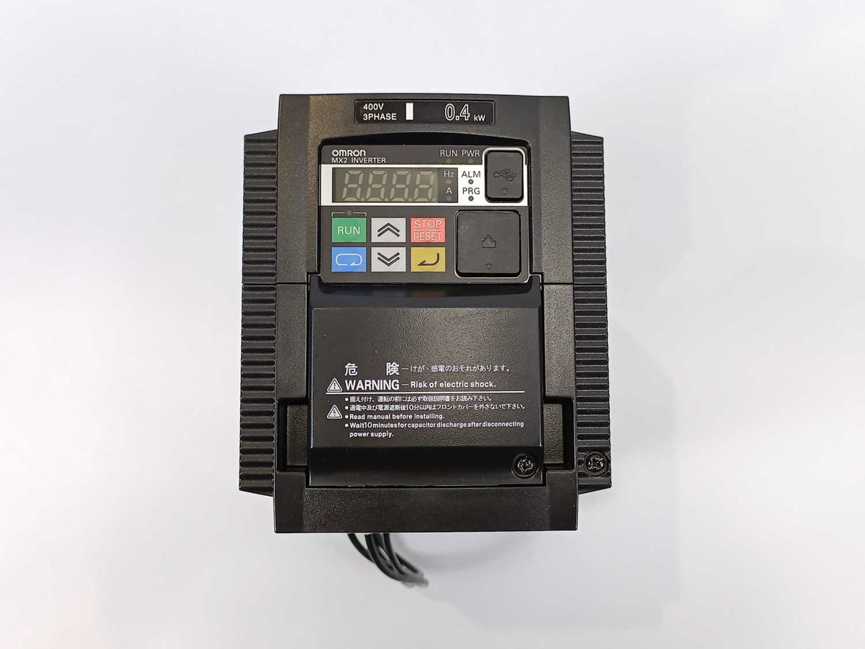 OMRON 3G3MX2-A4004-E Inverter 0.1-580Hz Rev. ADAH ver 2.0 w/ X-FIM3005-SE-V1