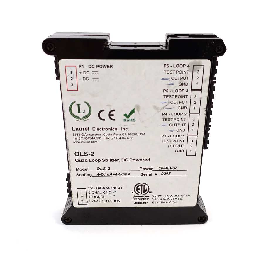 Laurel Electronics QLS-2 Current Loop Splitter/Retransmitter