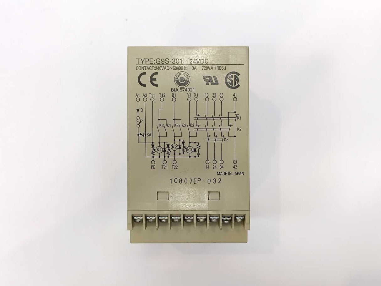 OMRON G9S-301 Safety Relay Unit