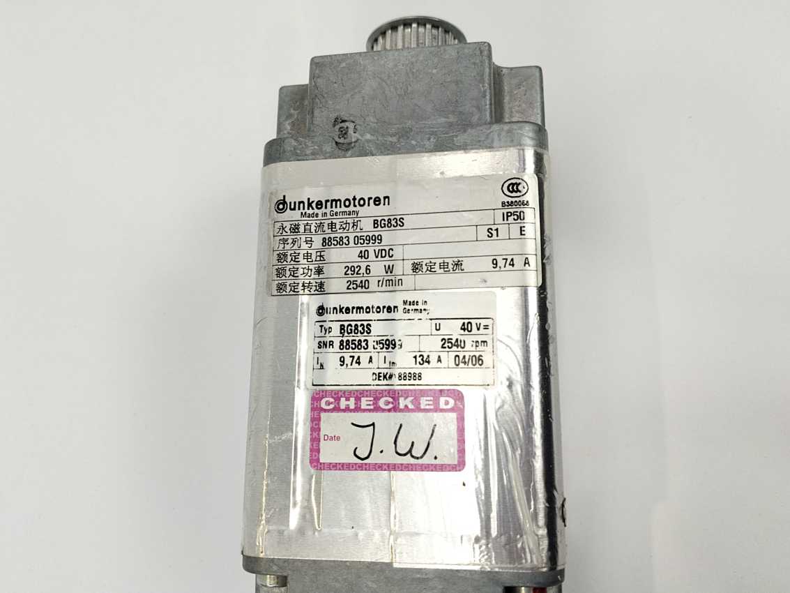 Dunkermotoren  BG83S 40VDC 2540 r/min