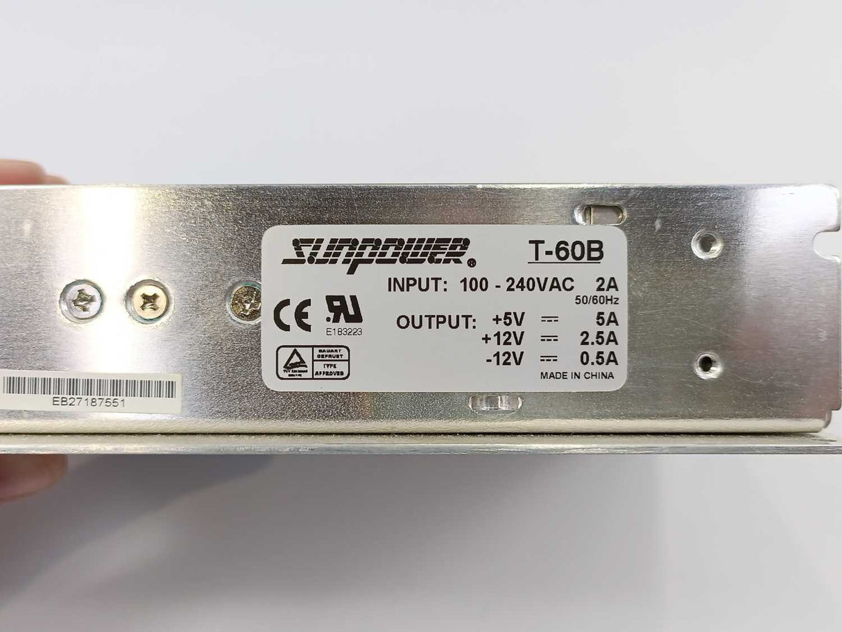 Sunpower T-60B Power Supply 100-240VAC 2A
