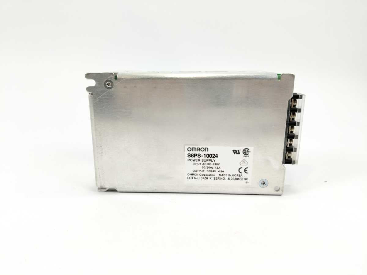 OMRON S8PS-10024 Power Supply Unit In: 100-240V, 1,8A, Out: 24VDC, 4,5A