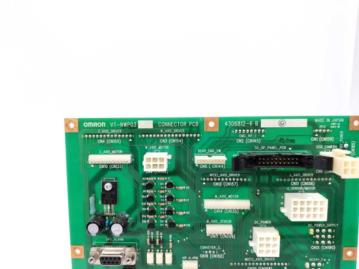 OMRON VT-NWP03 Connector Board, 4306812-6 B