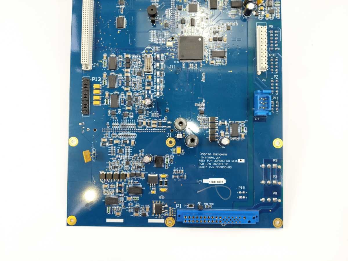 3D Systems Corporation 307093-00 Rev. C Backplane For Projet HD 3500 Plus