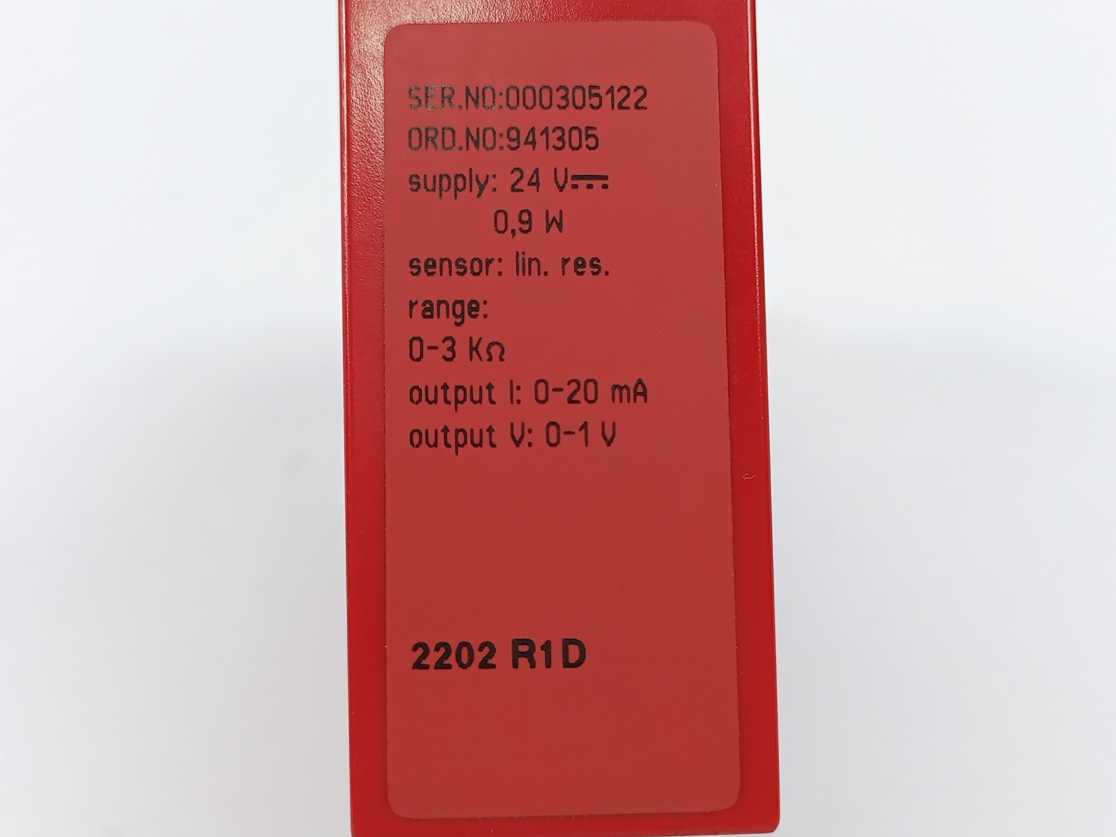 PR Electronics 2202R1D R/I Transmitter 24V 0.9W