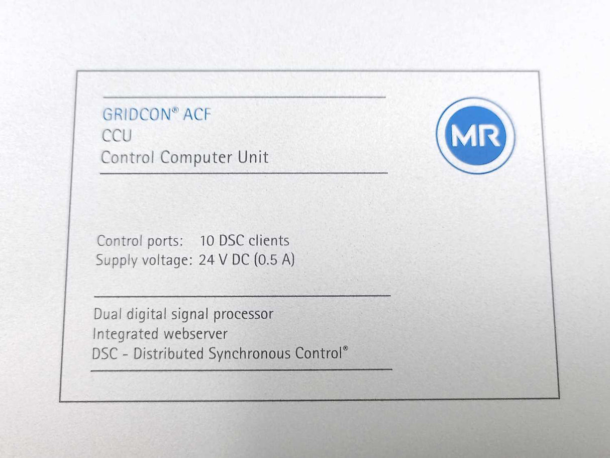 Gridcon ACF PCB1024.2 Control Computer Unit - CCU V3.3