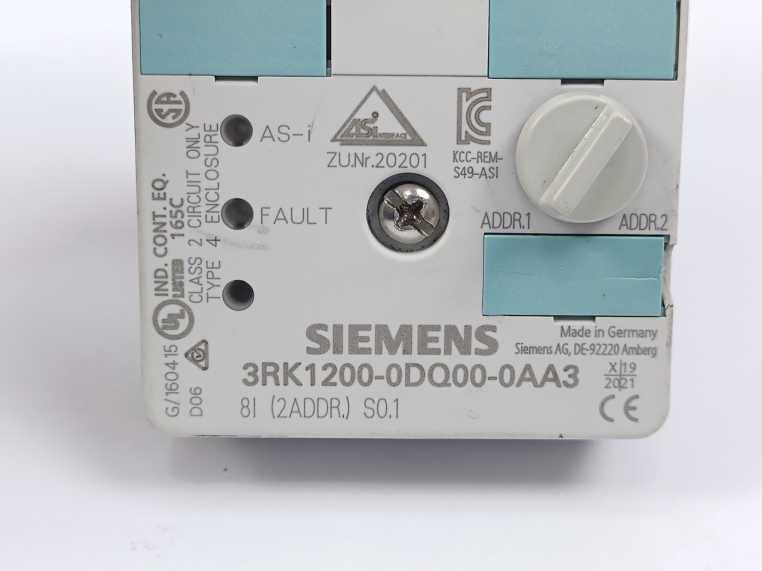 Siemens 3RK1200-0DQ00-0AA3 AS-i Compact Module