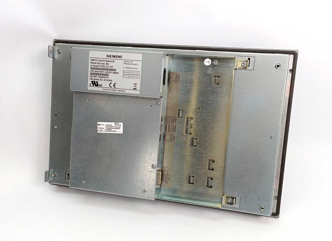 Siemens 6AV7671-1EX01-0BD0 SIMATIC PANEL PC REMOTE KIT, W: A5E00747046