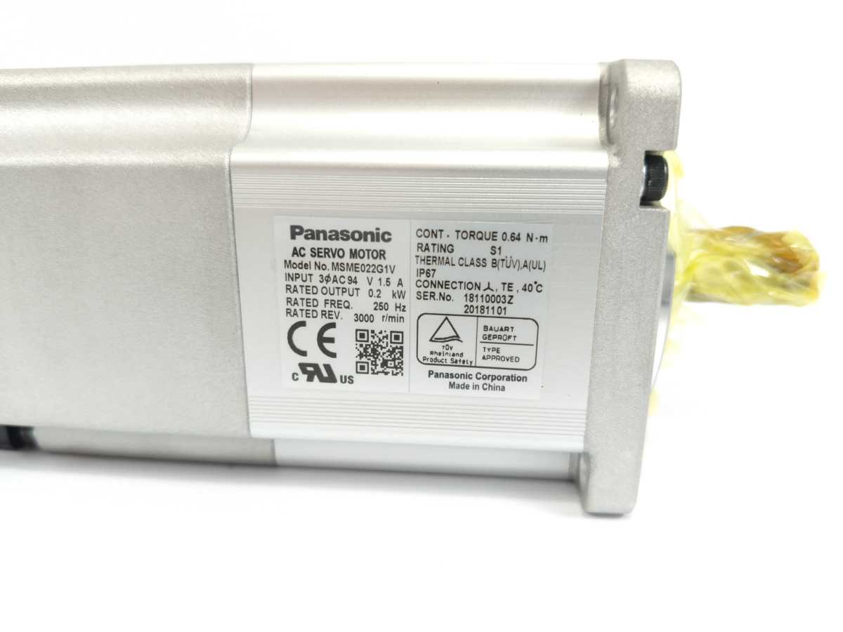 Panasonic MSME022G1V MINAS A5 Family Servo Motor