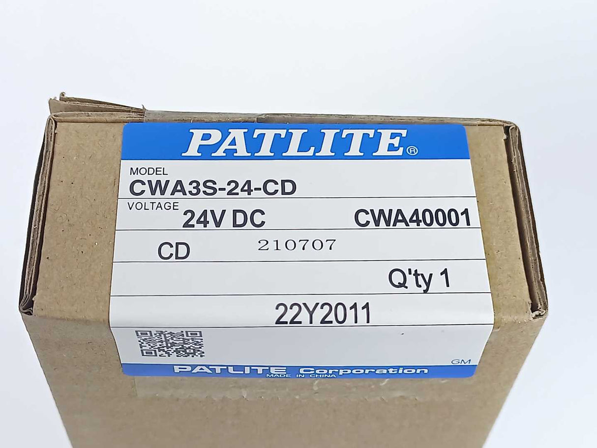 PATLITE CWA3S-24-CD Light Bar, IP65, Daylight White LED