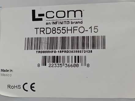 L-com TRD855HFO-15 Ethernet Cables