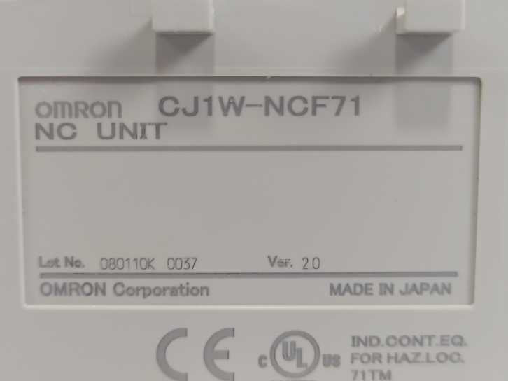 OMRON CJ1W-NCF71 NC Unit