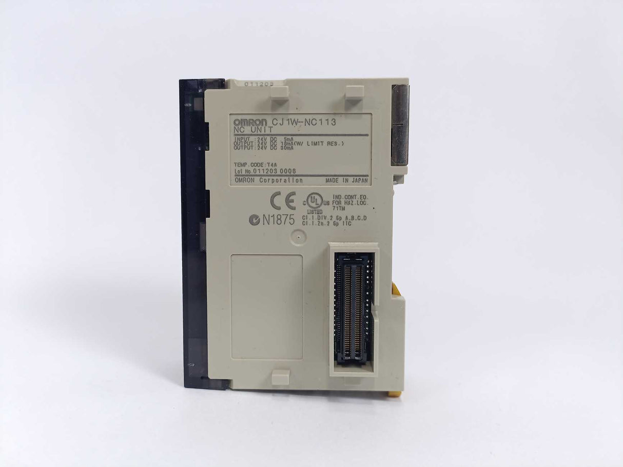 OMRON CJ1W-NC113 NC Unit