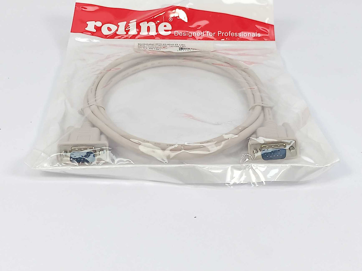 Roline 11.01.6618C Cable, 1.8m Grey