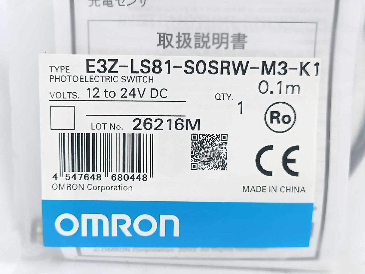 OMRON E3Z-LS81-S0SRW-M3-K1 Photoelectric Switch