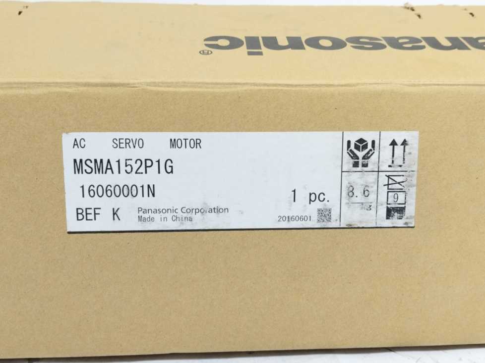 Panasonic MSMA152P1G AC Servo Motor