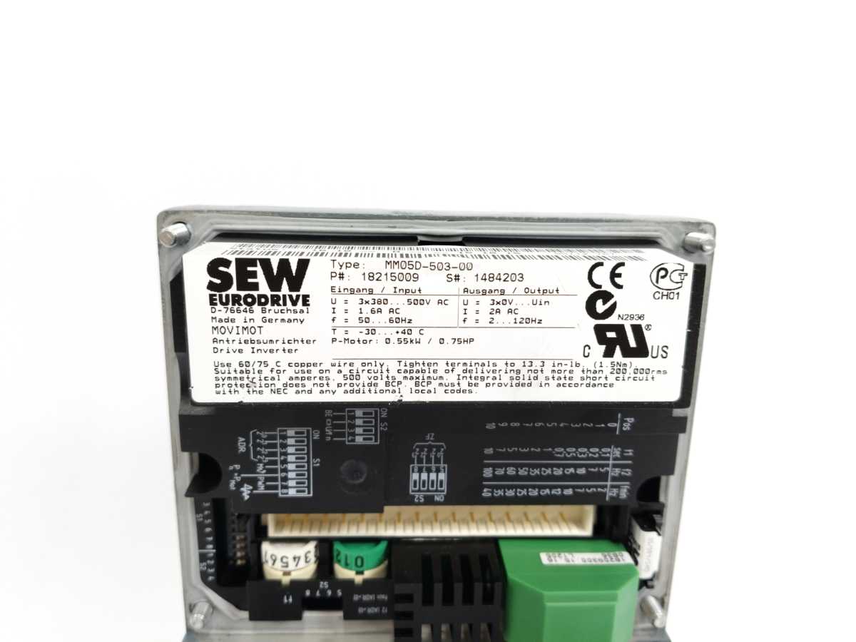 SEW-EURODRIVE 18215009 MM05D-503-00 Frequency Inverter