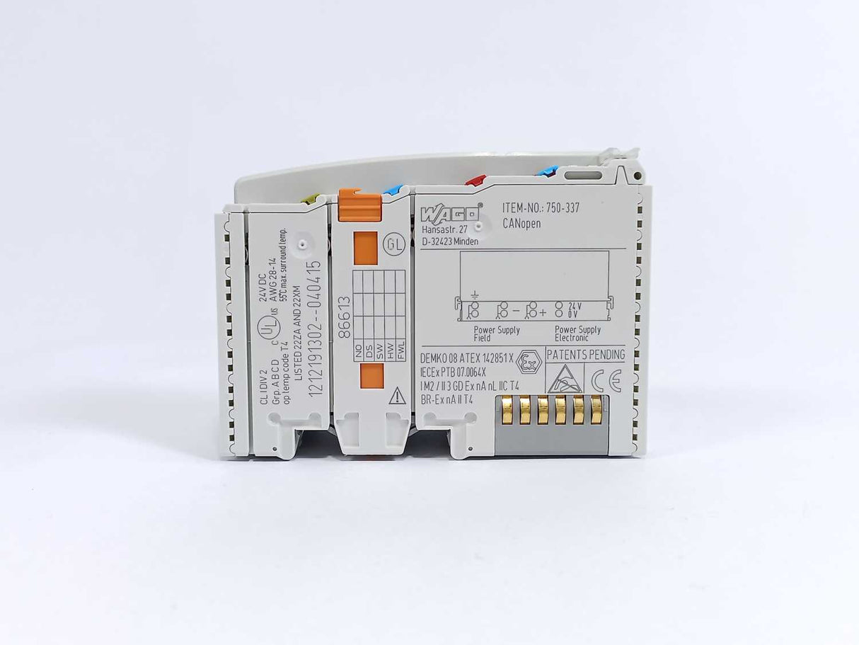Wago 750-337 Fieldbus Coupler CANopen