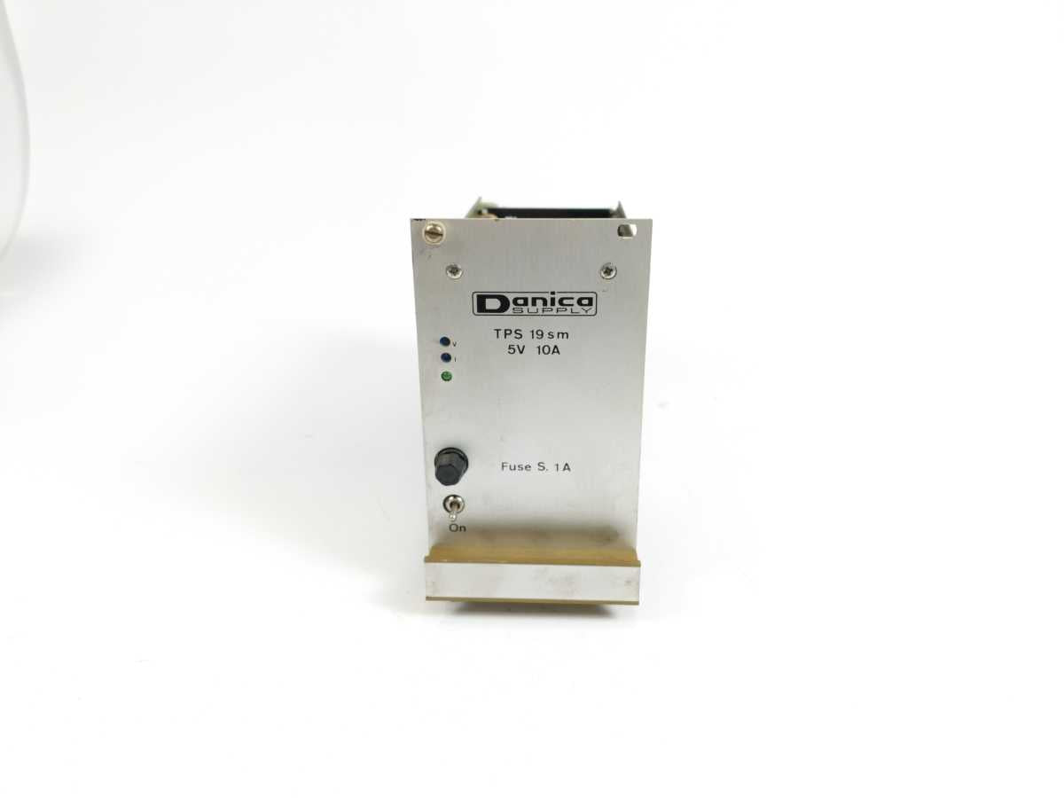 Danica Supply TPS19SM 61611 5V 10A Fuse S. 1A DIN 41612 Connector