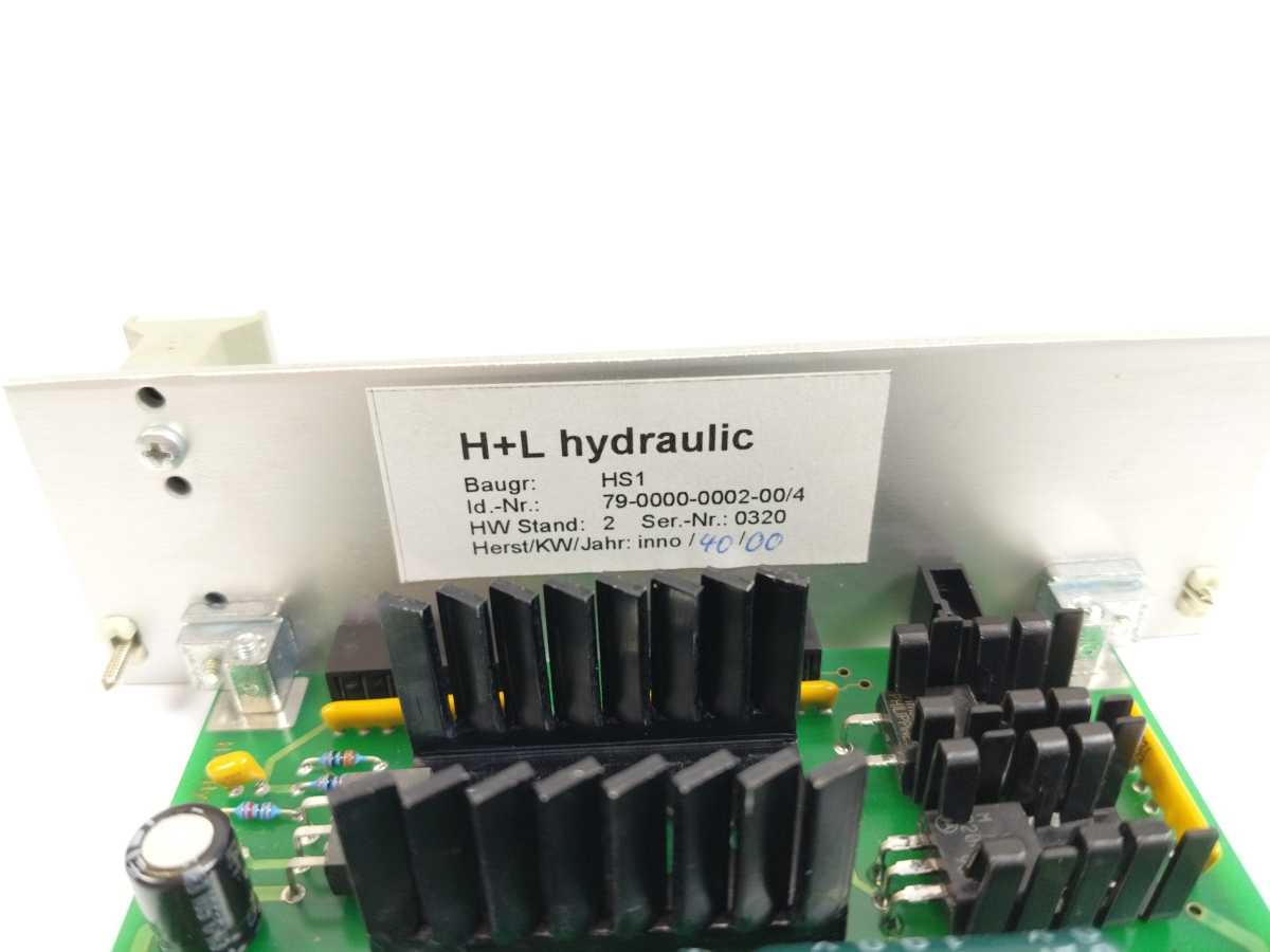 H+L Hydraulic 79-0000-0002-004/4 HS1 HW Stand: 2
