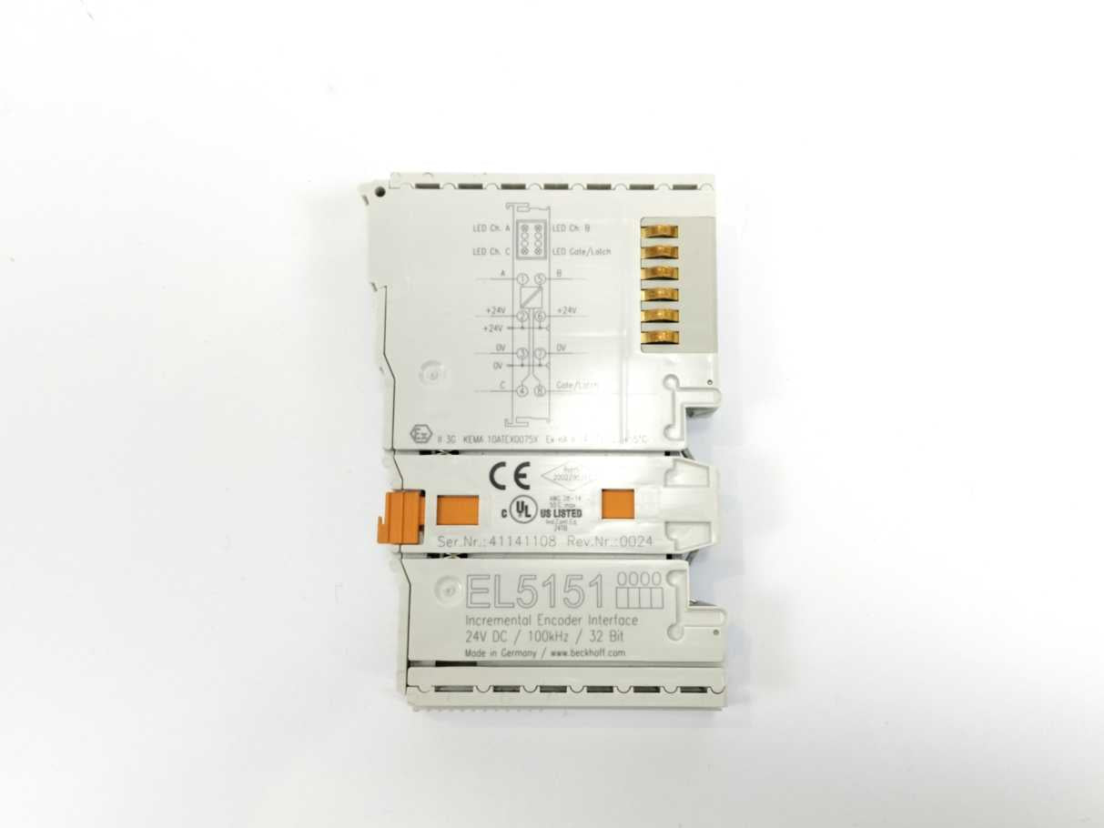 Beckhoff EL5151 Incremental Encoder Interface, 24V DC/ 100kHz/ 32Bit