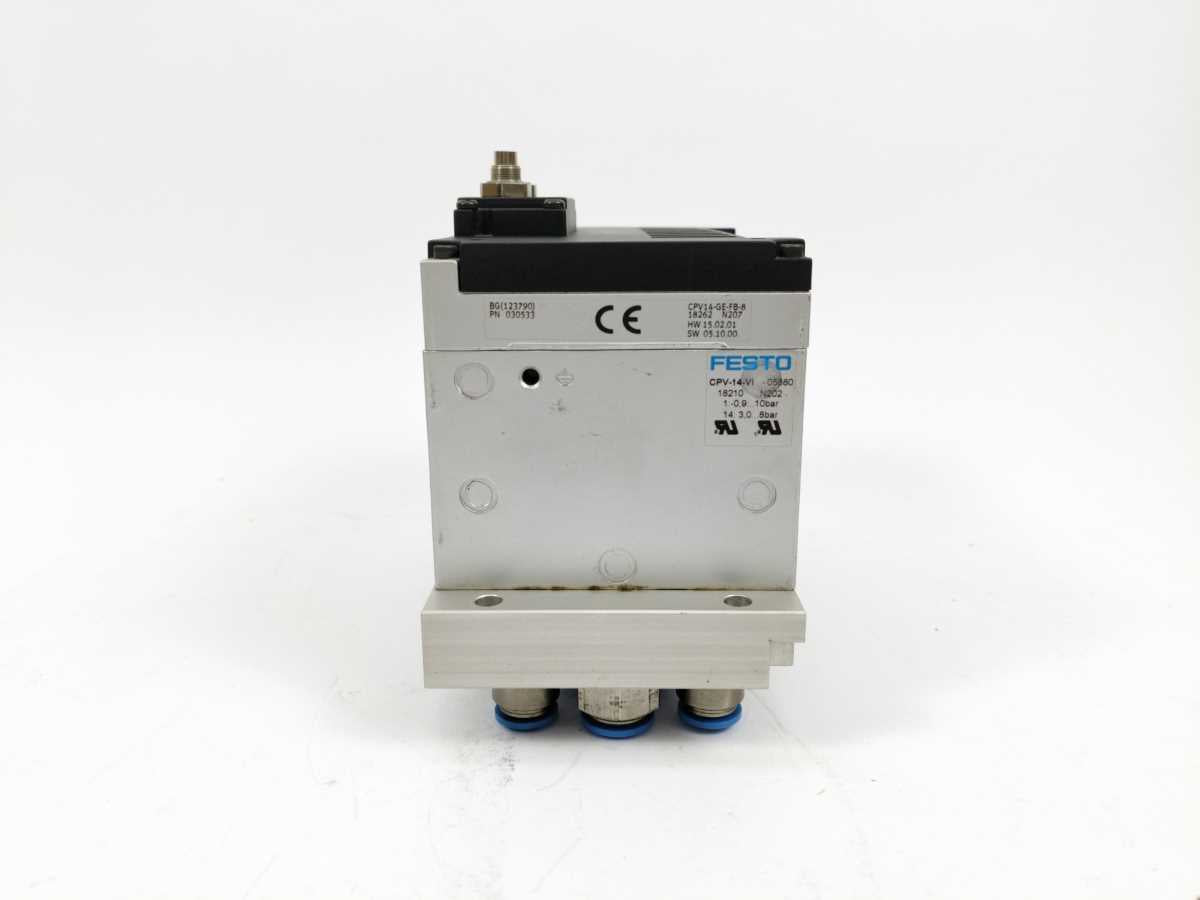 Festo 18210 CPV-14-VI 8x Festo 161360 CPV14-M1H-5LS-1/8