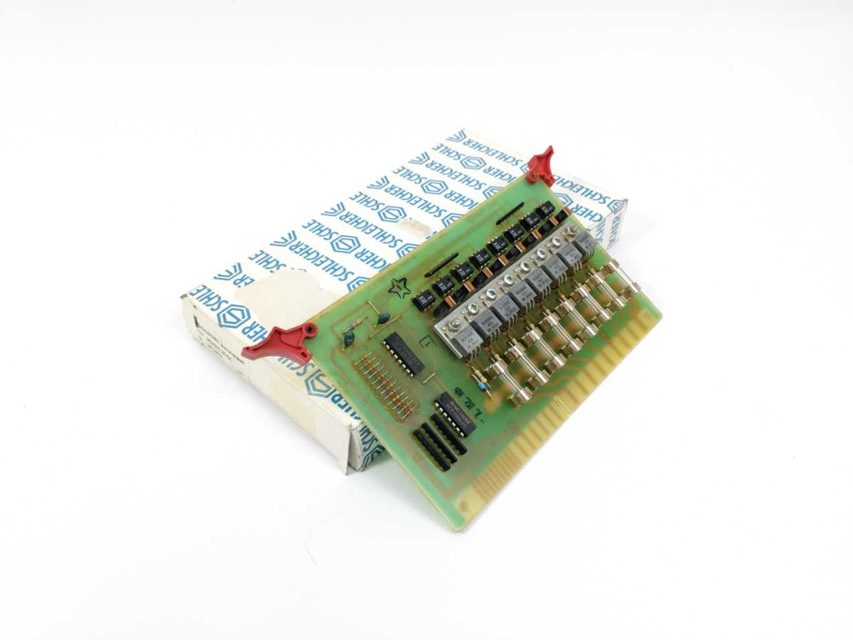 Schleicher 4.02.200.205/B MDA 205 Input/Output Card 24VDC