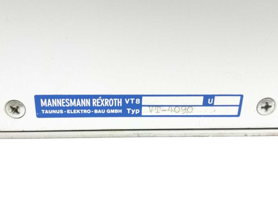 Mannesmann Rexroth VT-4090 Valve Driver Case