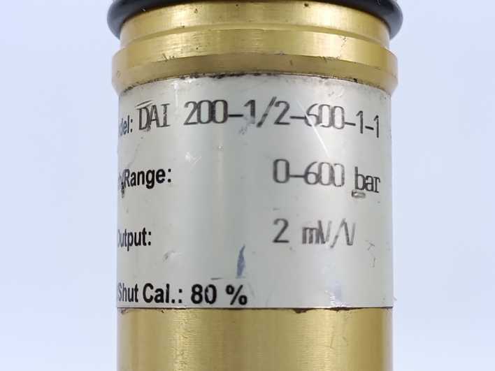 Gneuss Kunststofftechnik GmbH DAI-200-1/2-600-1-1 Melt Pressure Sensor